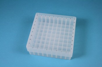 EPPi 50 Kryobox (PP) 9x9 Fächer, transparent, Höhe 52 mm fix