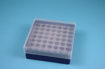 EPPi 50 Kryobox (PP) 7x7 Löcher, violett, Höhe 52 mm fix