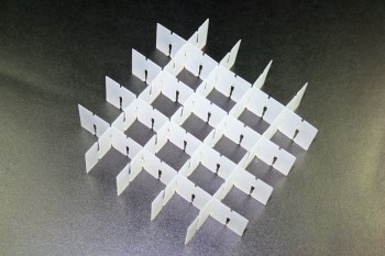 EPPi Rastereinsatz / 5x5 Fächer / Höhe 30 mm für Kryoboxen, PP