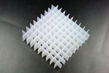 EPPi Rastereinsatz / 10x10 Fächer / Höhe 30 mm für Kryoboxen, PP