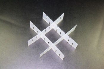 EPPi Rastereinsatz / 3x3 Fächer / Höhe 30 mm für Kryoboxen, PP