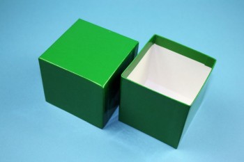 NANU 75 Kryobox (Karton spezial) ohne Facheinteilung, grün, Höhe 75 mm