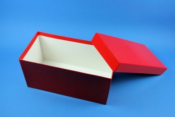 BRAVO 130 lang2 Kryobox (Karton spezial) ohne Facheinteilung, rot, Höhe 130 mm