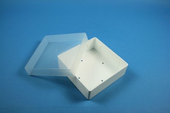 EPPi 45 Kryobox (PP) ohne Facheinteilung, weiss, Höhe 45-53 mm variabel