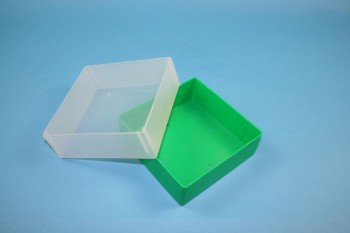EPPi 75 Kryobox (PP) ohne Facheinteilung, grün, Höhe 75 mm fix