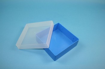 EPPi 45 Kryobox (PP) ohne Facheinteilung, blau, Höhe 45-53 mm variabel