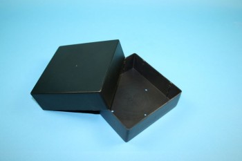 EPPi 75 Kryobox (PP) ohne Facheinteilung, black/black, Höhe 75 mm fix
