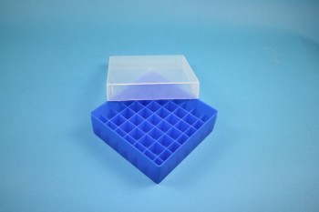 EPPi 45 Kryobox (PP) 7x7 Fächer, neon-blau, Höhe 45-53 mm variabel