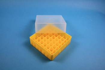 EPPi 75 Kryobox (PP) 7x7 Fächer, gelb, Höhe 75 mm fix
