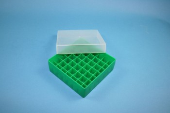 EPPi 45 Kryobox (PP) 7x7 Fächer, grün, Höhe 45-53 mm variabel