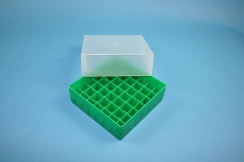 EPPi 75 Kryobox (PP) 7x7 Fächer, grün, Höhe 75 mm fix