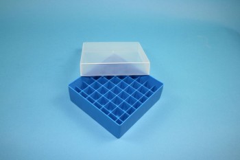 EPPi 45 Kryobox (PP) 7x7 Fächer, blau, Höhe 45-53 mm variabel