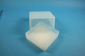 EPPi 95 Kryobox (PP) 9x9 Fächer, transparent, Höhe 95 mm fix