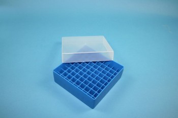 EPPi Kryobox 45 / 9x9 Fächer, blau, Höhe 45-53 mm variabel