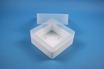 EPPi 102 Kryobox (PP) ohne Facheinteilung, weiss, Höhe 102 mm fix