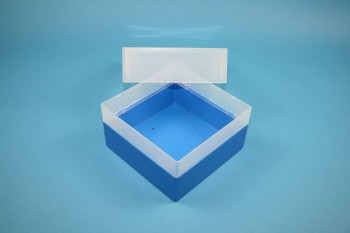 EPPi 102 Kryobox (PP) ohne Facheinteilung, blau, Höhe 102 mm fix