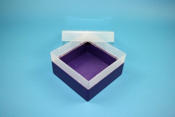 EPPi 70 Kryobox (PP) ohne Facheinteilung, violett, Höhe 70-80 mm variabel