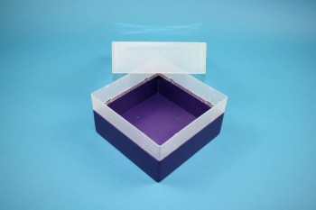 EPPi 102 Kryobox (PP) ohne Facheinteilung, violett, Höhe 102 mm fix
