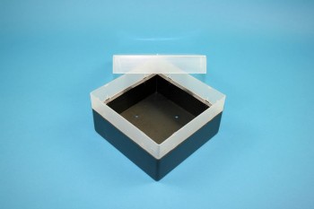 EPPi 80 Kryobox (PP) ohne Facheinteilung, schwarz, Höhe 80 mm fix