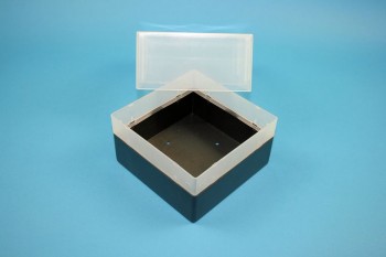 EPPi 122 Kryobox (PP) ohne Facheinteilung, schwarz, Höhe 122 mm fix