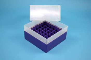 EPPi Kryobox 122 / 7x7 Fächer, violett, Höhe 122 mm fix
