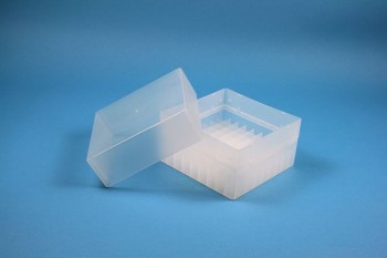 EPPi 102 Kryobox (PP) 9x9 Fächer, transparent, Höhe 102 mm fix