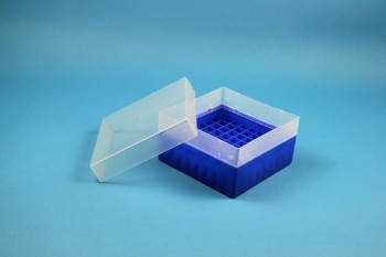 EPPi 70 Kryobox (PP) 9x9 Fächer, neon-blau, Höhe 70-80 mm variabel