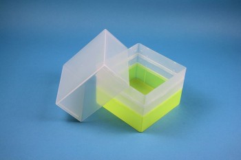 EPPi Kryobox 145 / 1x1 Fächer, neon-gelb, Höhe 145-155 mm variabel
