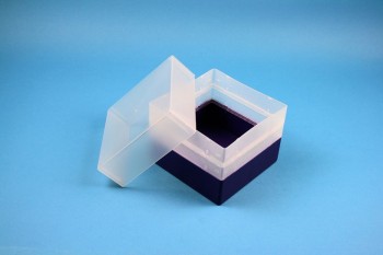 EPPi 128 Kryobox (PP) ohne Facheinteilung, violett, Höhe 128 mm fix