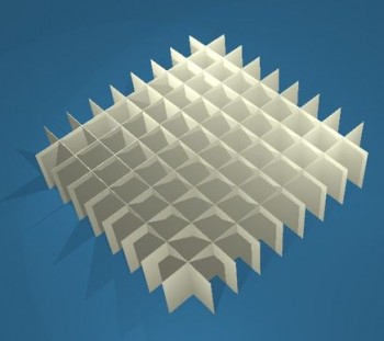 ALPHA Rastereinsatz / 9x9 Fächer / Höhe 30 mm für Kryoboxen, Karton