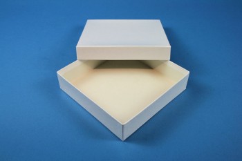BRAVO 32 Kryobox (Karton standard) ohne Facheinteilung, weiss, Höhe 32 mm