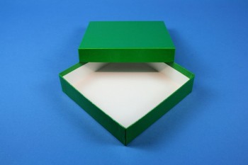 BRAVO 32 Kryobox (Karton spezial) ohne Facheinteilung, grün, Höhe 32 mm