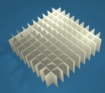ALPHA Rastereinsatz / 10x10 Fächer / Höhe 40 mm für Kryoboxen, Karton