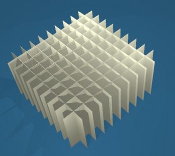 BRAVO Rastereinsatz / 10x10 Fächer / Höhe 65 mm für Kryoboxen, Karton