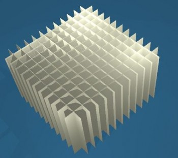 BRAVO Rastereinsatz / 12x12 Fächer / Höhe 80 mm für Kryoboxen, Karton