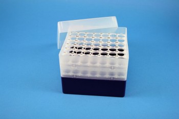 EPPi 105 Kryobox (PP) 7x7 Löcher, violett, Höhe 105 mm fix