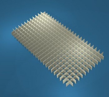 BRAVO lang Rastereinsatz / 12x24 Fächer / Höhe 15 mm für Kryoboxen, Karton