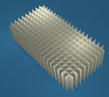 ALPHA lang Rastereinsatz / 10x20 Fächer / Höhe 65 mm für Kryoboxen, Karton