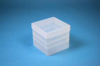 EPPi 121 Kryobox (PP) ohne Facheinteilung, transparent, Höhe 121-131 mm variabel