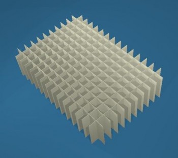 BRAVO Rastereinsatz kurz, 15x10 Fächer, Höhe 30 mm