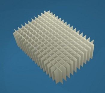 ALPHA Rastereinsatz kurz, 16x11 Fächer, Höhe 40 mm