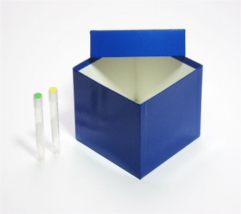 BRAVO 100 Kryobox (Karton standard) ohne Facheinteilung, blau, Höhe 100 mm