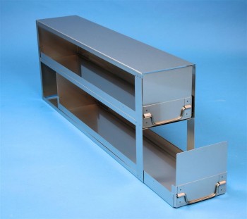 BRAVO 130 Schrankeinschub 5x2 Fächer für 10 Kryoboxen bis 133x133x133 mm, Klappgriff, geschlossene Bauform