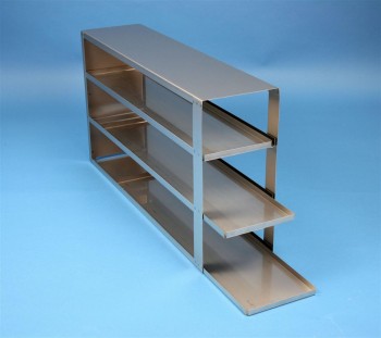 EPPI 102 Schrankeinschub 4x3 Fächer für 12 Kryoboxen bis 133x133x103 mm, Tableu (ohne Griff), geschlossene Bauform