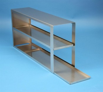 EPPI 122+128 Schrankeinschub 4x2 Fächer für 8 Kryoboxen bis 133x133x128 mm, Tableu (ohne Griff), geschlossene Bauform
