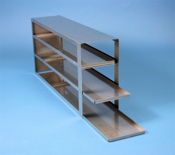 EPPI 70+75 Schrankeinschub 4x3 Fächer für 12 Kryoboxen bis 133x133x76 mm, Tableu (ohne Griff), geschlossene Bauform