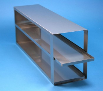 EPPI 95+96 Schrankeinschub 4x2 Fächer für 8 Kryoboxen bis 133x133x97 mm, Tableu (ohne Griff), geschlossene Bauform