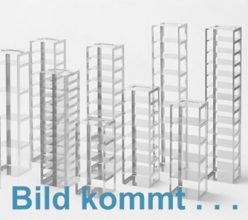 CellBox Maxi lang Truhengestell für 5 Kryoboxen bis 148x287x128 mm Klappgriff, Edelstahl