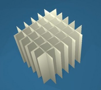 NANU Rastereinsatz / 6x6 Fächer / Höhe 65 mm für Kryoboxen, Karton