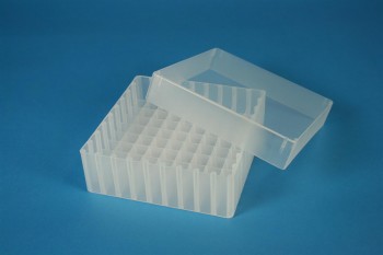 EPPi 50 Kryobox (PP) 9x9 Fächer, transparent, Höhe 52 mm fix